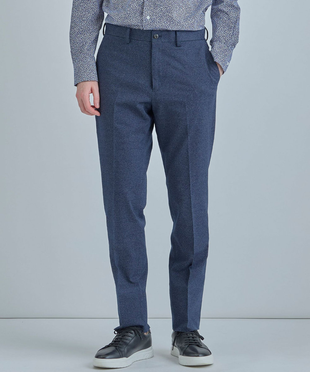 MEN'S BIGI 【ACTIVE TAILOR/アクティブテイラー】ハイゲージツイル ジャージパンツ＜防シワ性＞＜ストレッチ＞ ネイビー