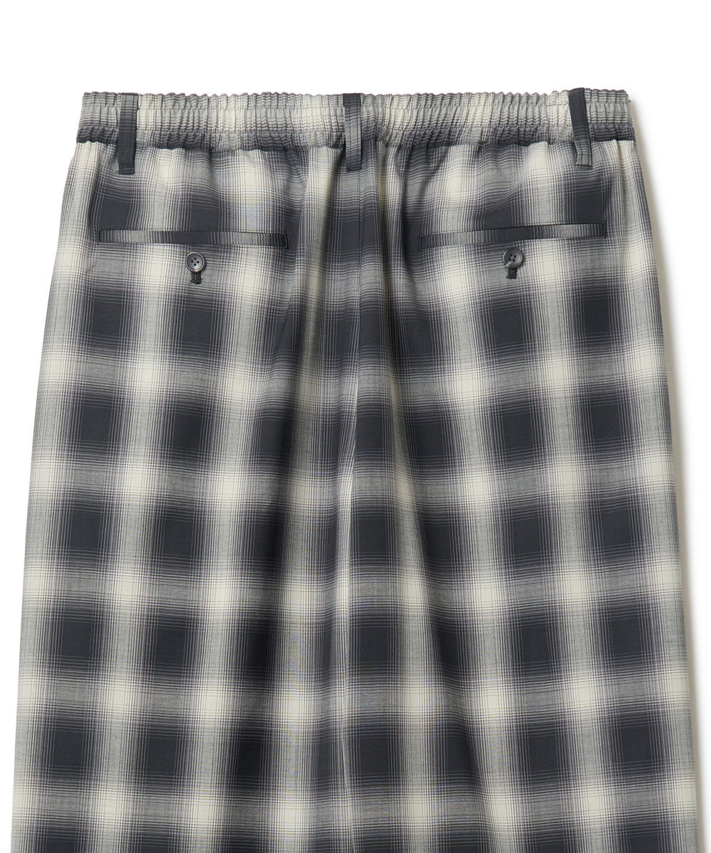 MEN'S BIGI SMART MERINO/ヴィスコースリネン 2タックイージーパンツ＜軽量/通気性＞＜ストレッチ＞ ブラック