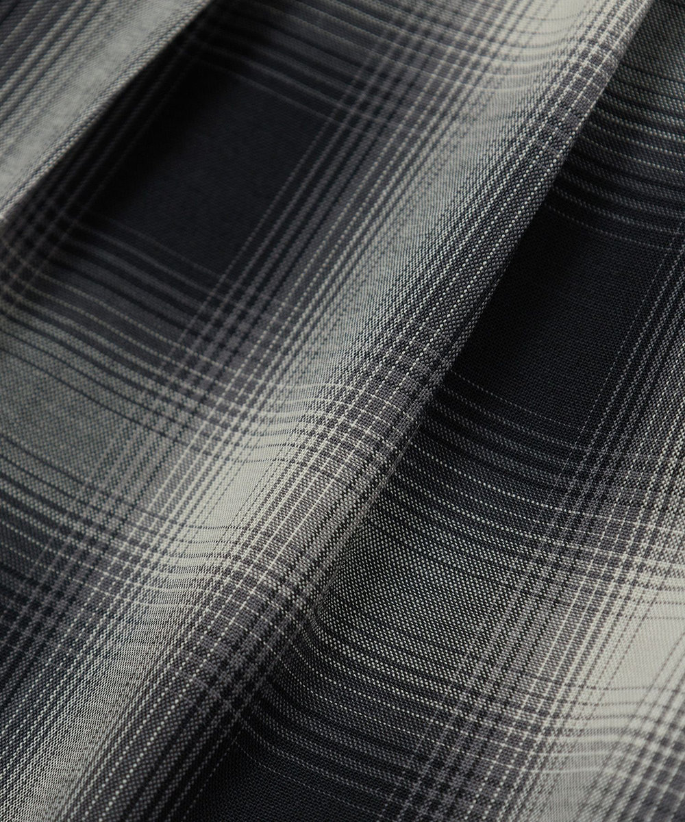 MEN'S BIGI SMART MERINO/ヴィスコースリネン 2タックイージーパンツ＜軽量/通気性＞＜ストレッチ＞ ブラック