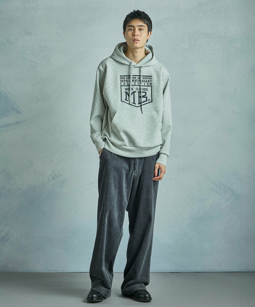 MEN'S BIGI 【50th Anniv . 菊池武夫】LOGO HOODIE グレー