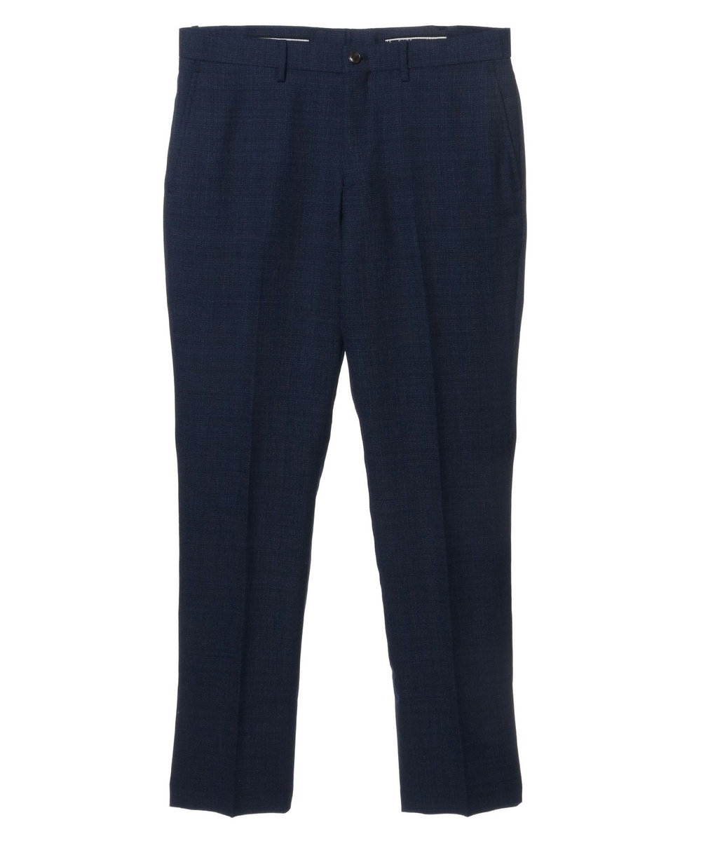 MEN'S BIGI 【ACTIVE TAILOR】ミックスヤーン/ホップサックスラックス＜セットアップ・スリーピース対応＞ ネイビー