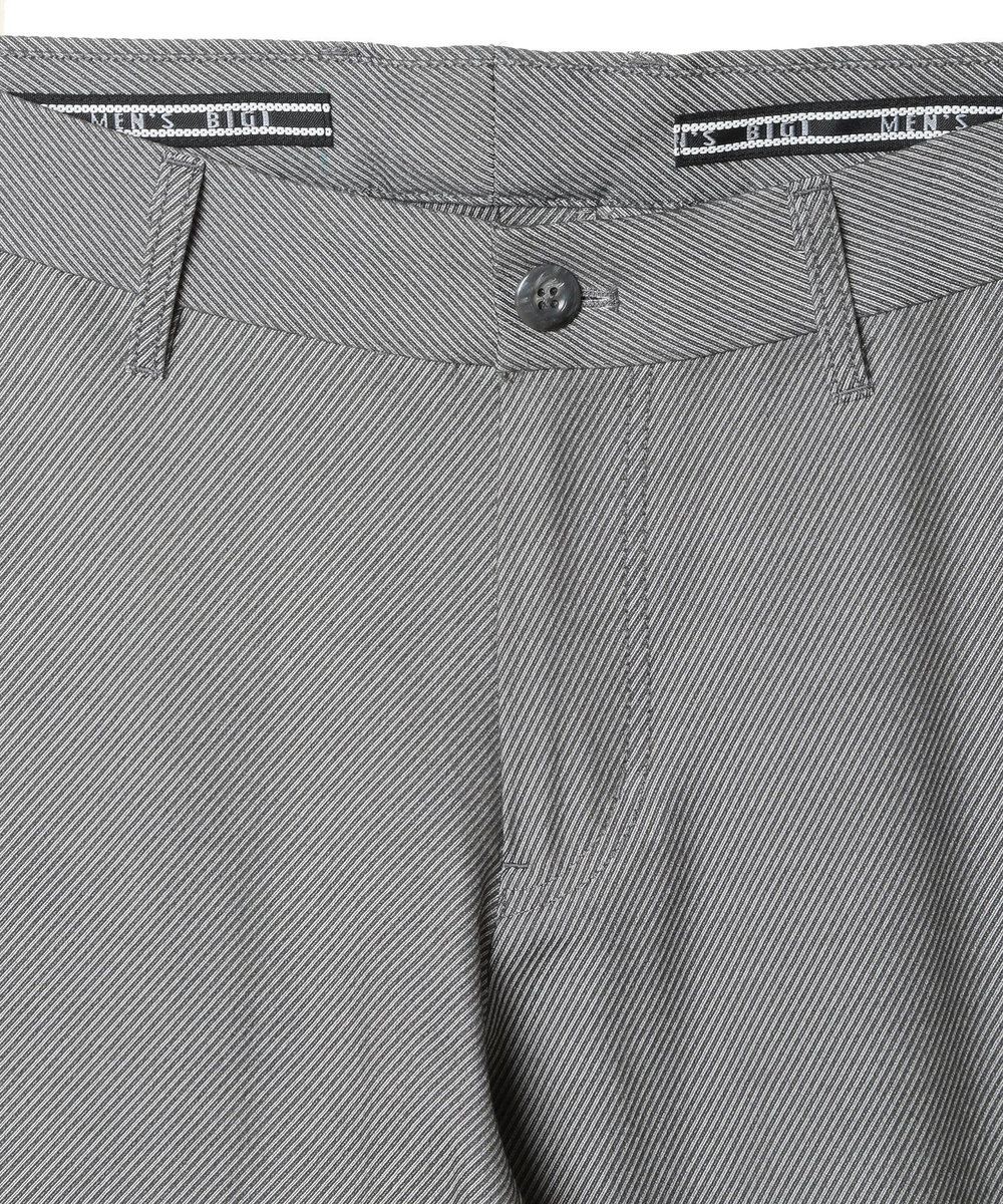 MEN'S BIGI ハイパワーストレッチ ツイルパンツ<2wayハイパワーストレッチ><接触冷感> ライトグレー