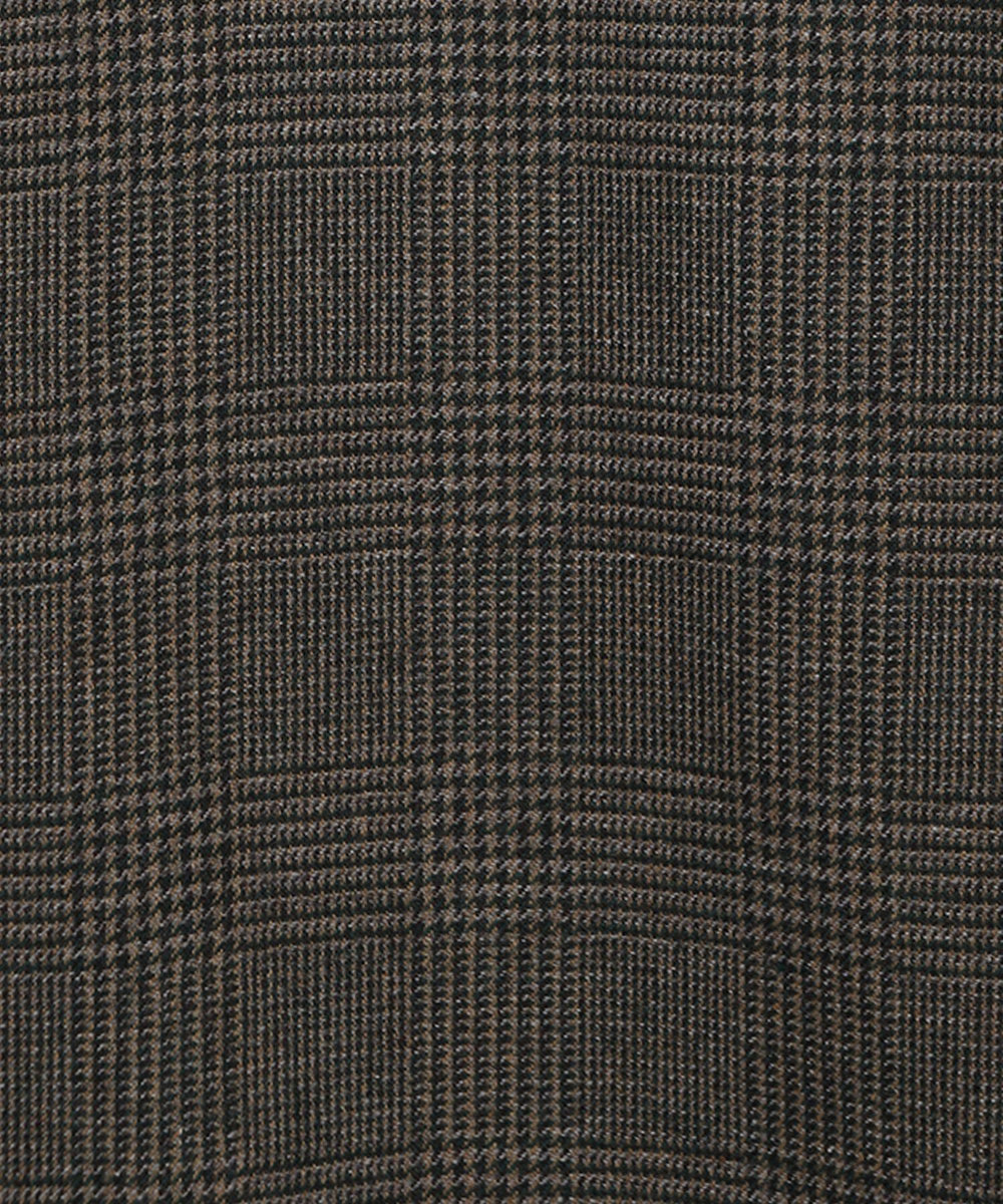 MEN'S BIGI 【50th Anniv . 菊池武夫】WOOL GLEN PLAID COAT カーキ