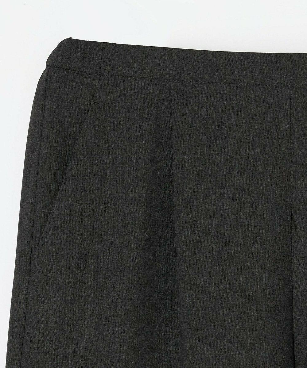 L'EQUIPE ウォッシャブルTR2wayストレートパンツ チャコールグレー