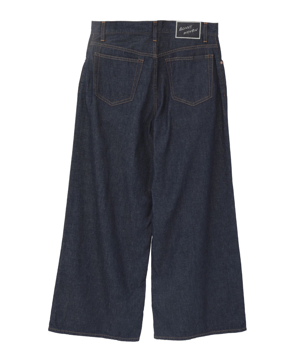 1er Arrondissement ＜BONNY WOVEN (ボニーウーブン)＞“Light OZ Baggy "デニムパンツ ブルー