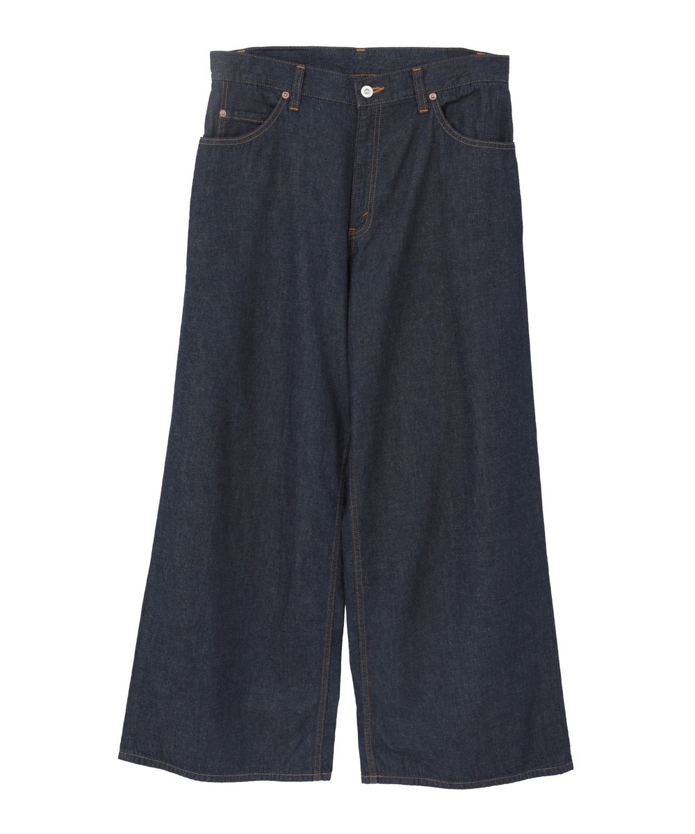 1er Arrondissement ＜BONNY WOVEN (ボニーウーブン)＞“Light OZ Baggy "デニムパンツ ブルー