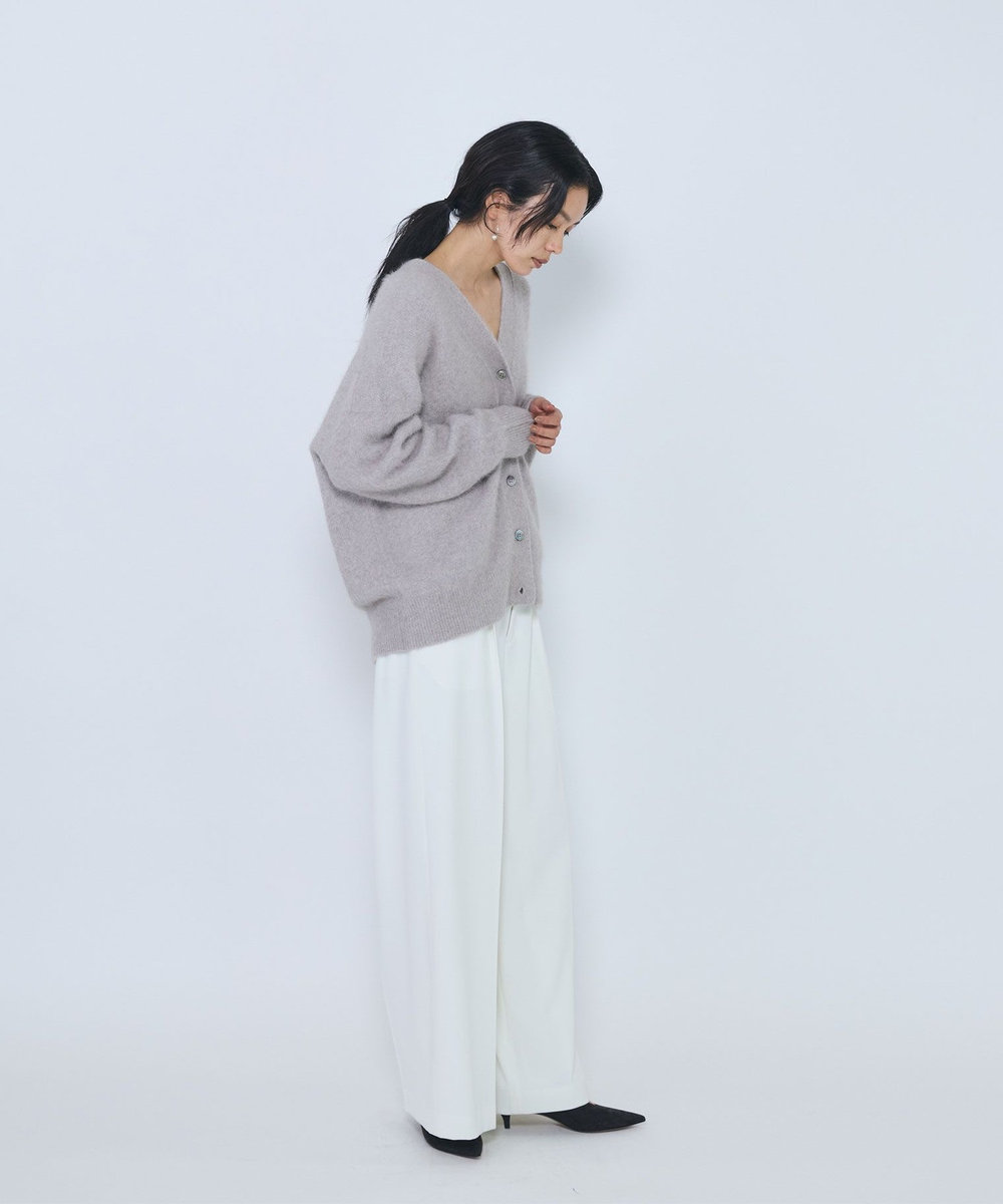 1er Arrondissement FOXウールカーディガン ベージュ