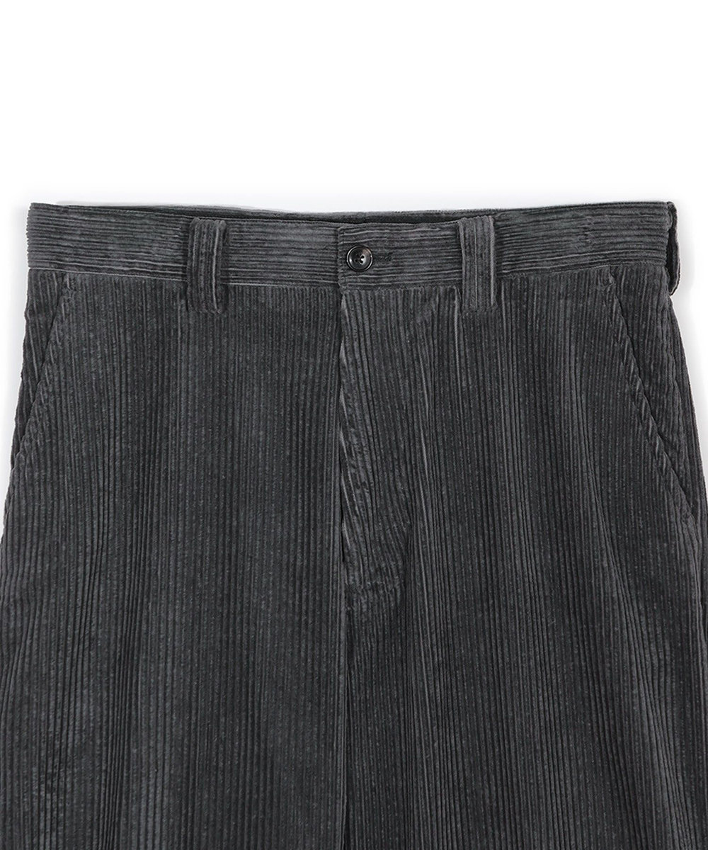 MEN'S BIGI 【50th Anniv . 菊池武夫】COTTON CORDUROY WIDE PANTS グレー