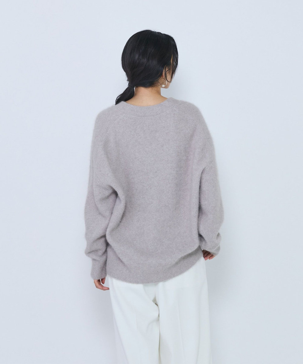 1er Arrondissement FOXウールカーディガン ベージュ