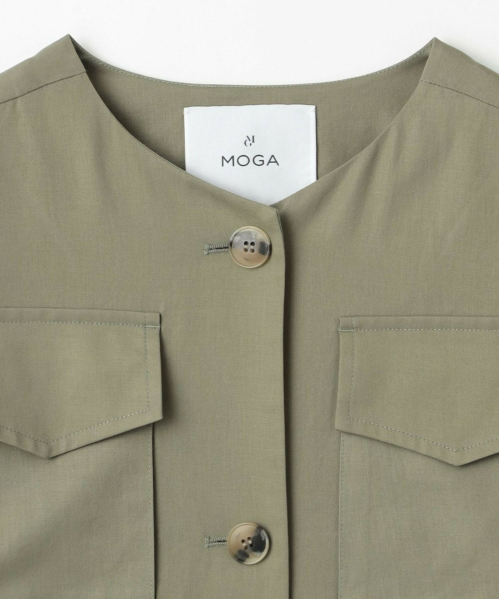 MOGA Lサイズ（大きいサイズ） 【大きいサイズ】ビエラエスターブルゾン グリーン