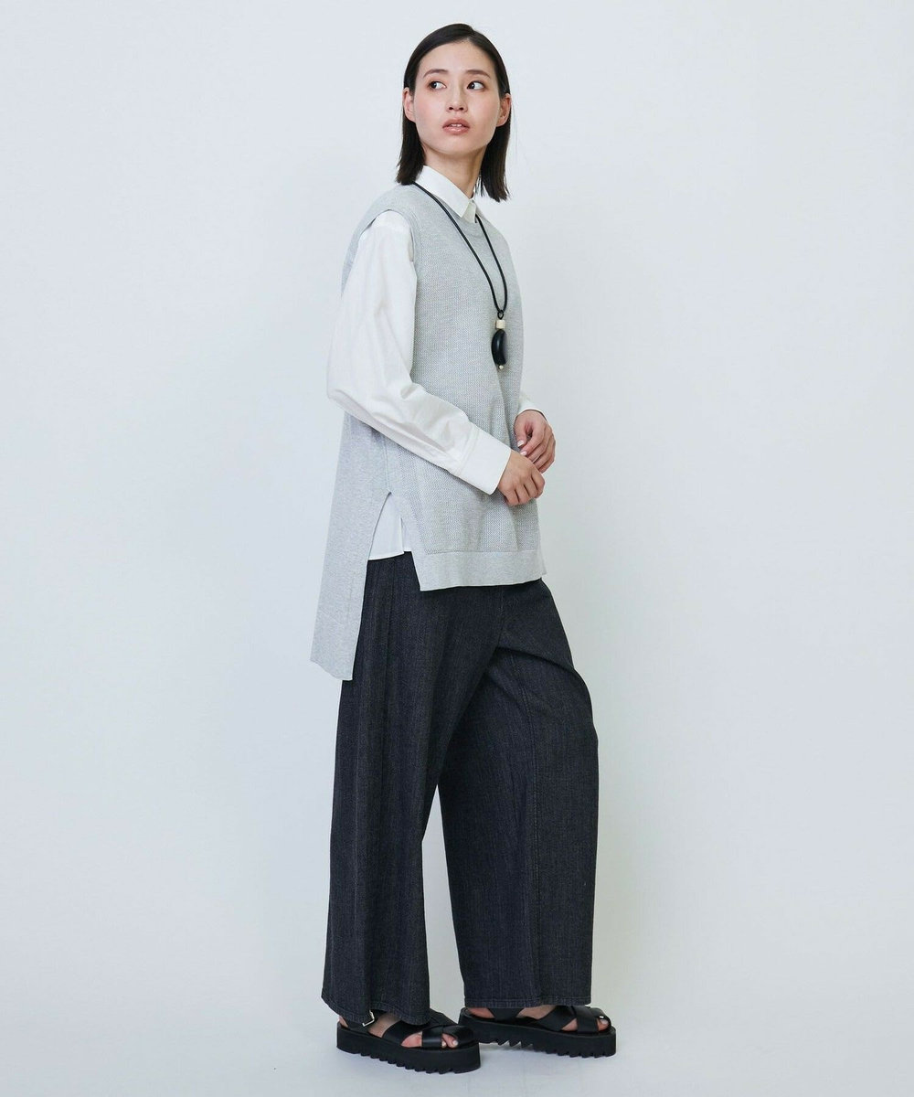 L'EQUIPE mabel モノトーンビッグドロップペンダント ブラック