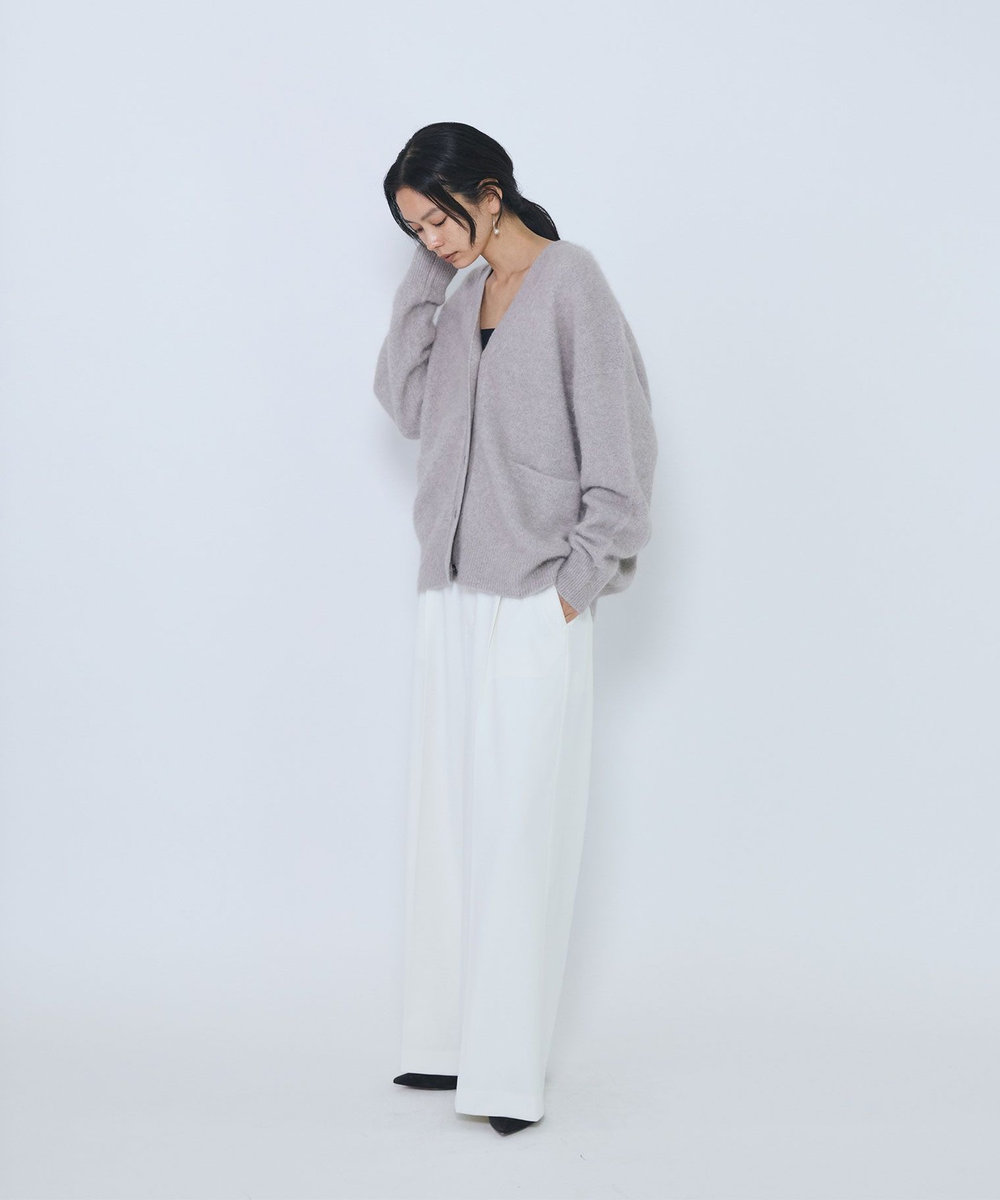 1er Arrondissement FOXウールカーディガン ベージュ