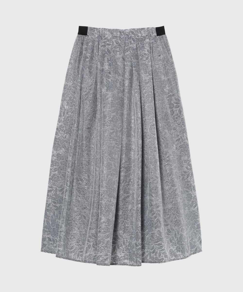 DÉPAREILLÉ LAME BORDER SKIRT / ラメボーダースカート ブラック