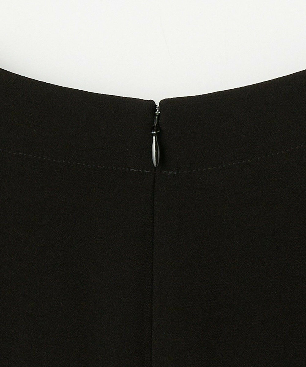 L'EQUIPE バックサテンワンピース ブラック