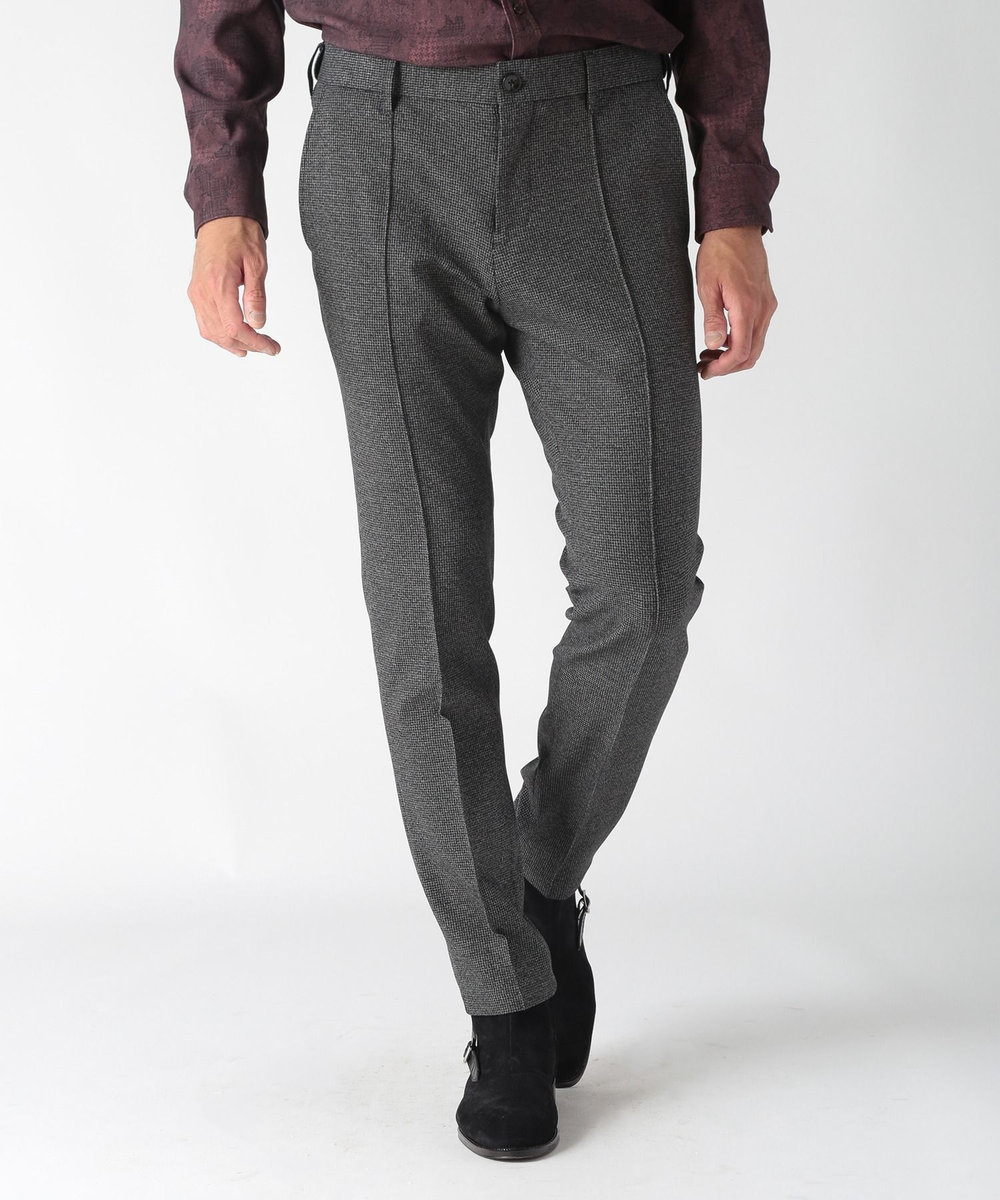 MEN'S BIGI 【ACTIVE TAILOR】360°ストレッチスラックス ブラック系その他