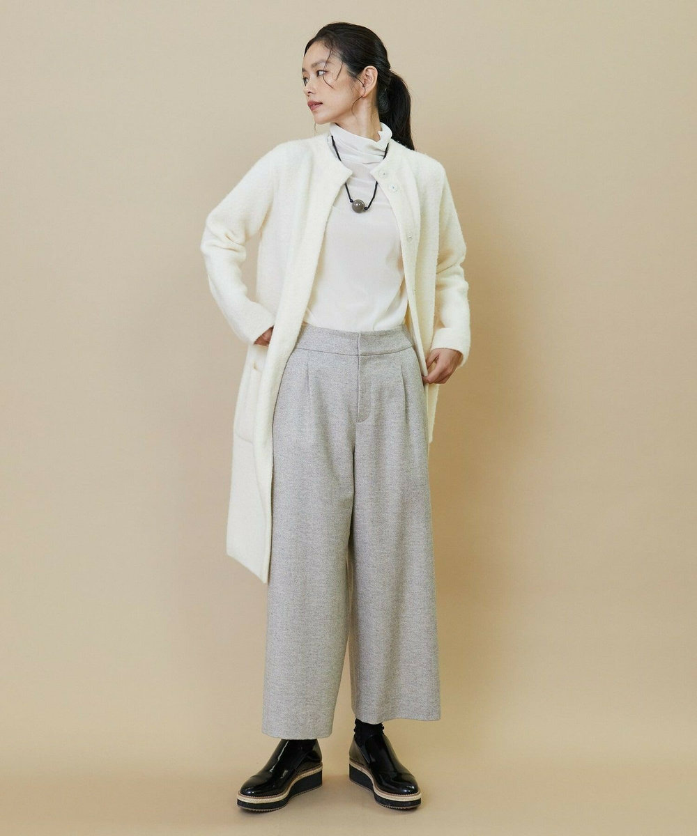 L'EQUIPE mabel アクリルボールネックレス カーキ