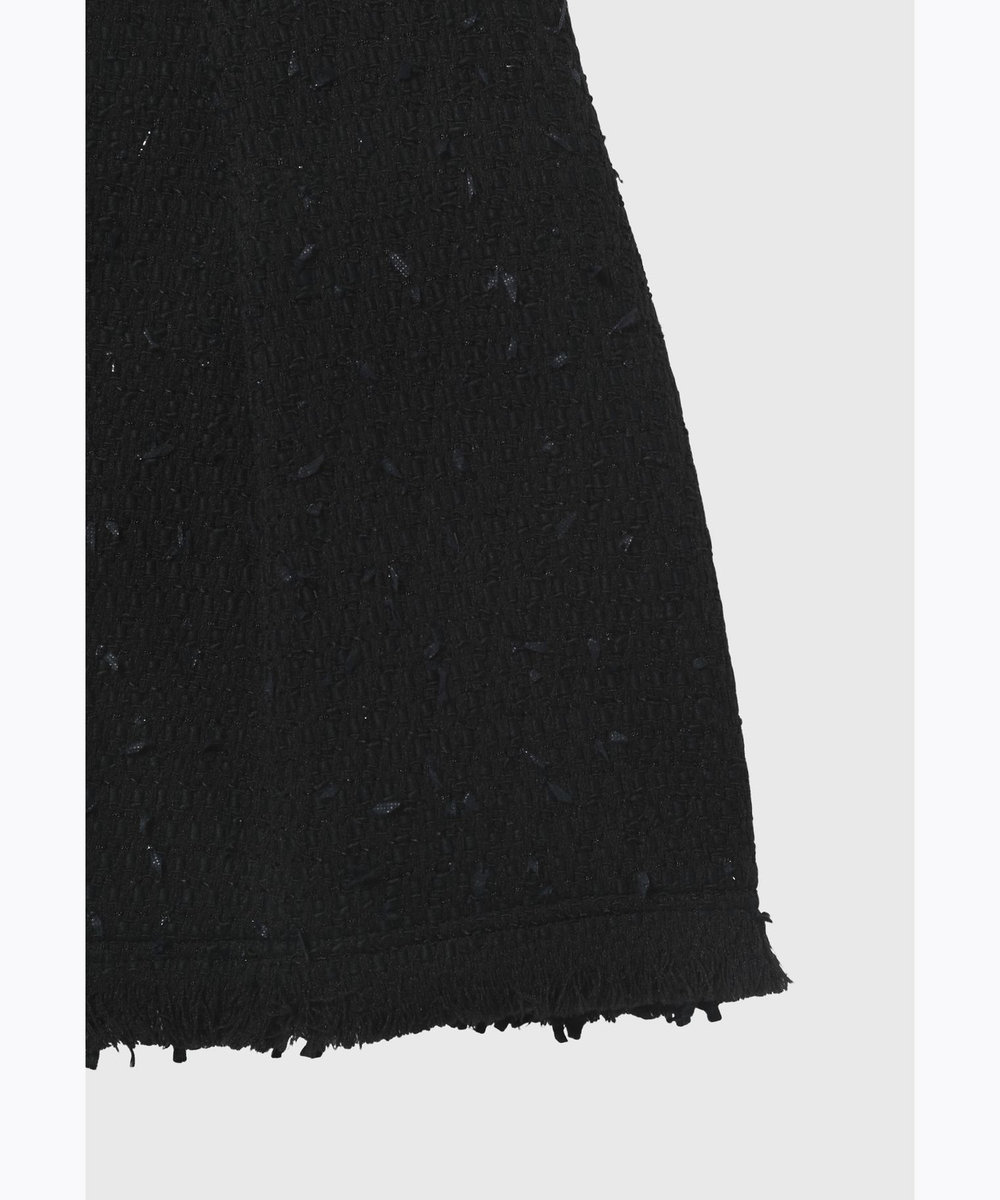 DÉPAREILLÉ TAPE YARN TWEED BUSTIER / テープヤーンツィードビスチェ ブラック