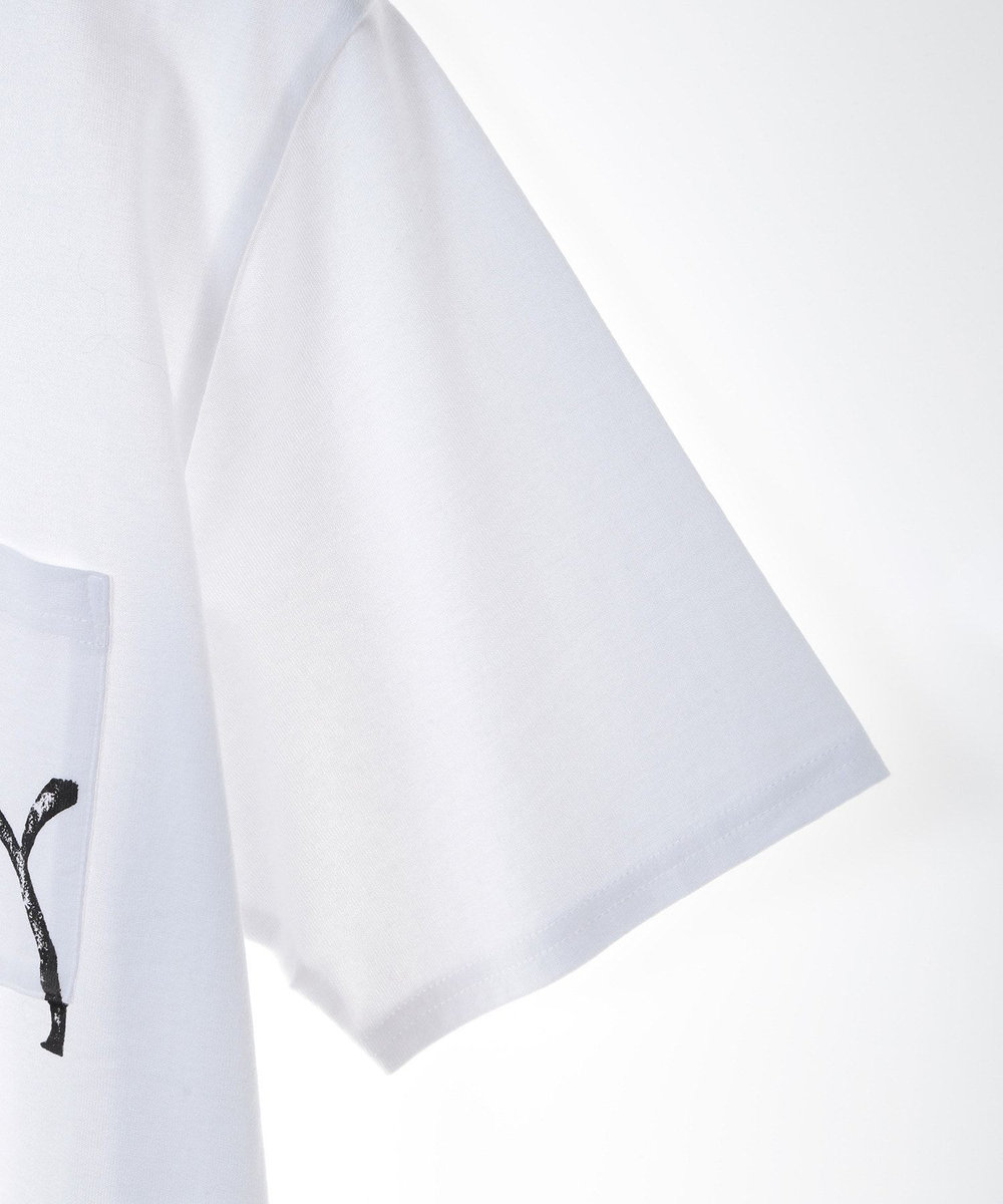 MEN'S BIGI 【YANUK/ヤヌーク】別注 プリント＆刺繍TEE ホワイト