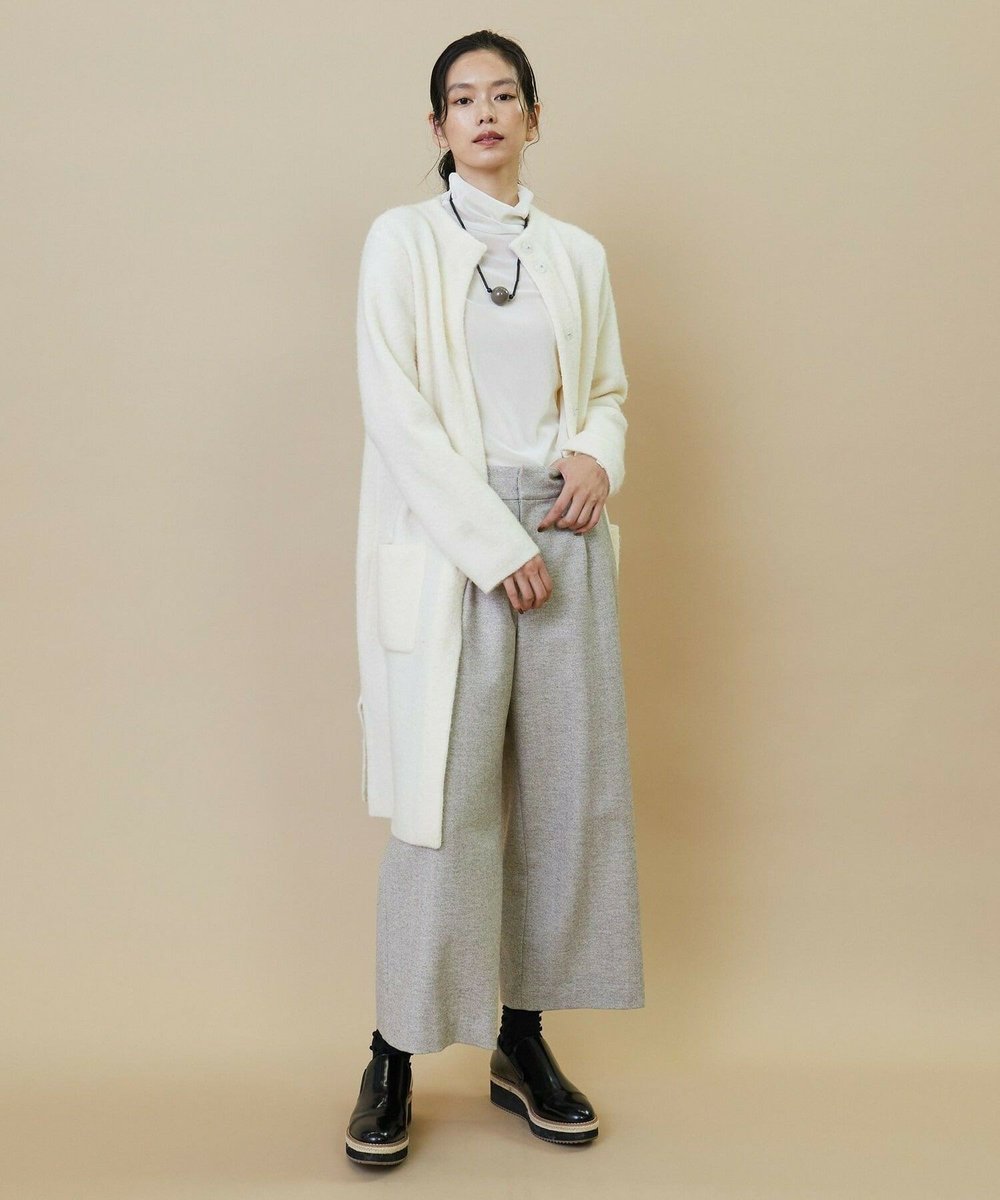 L'EQUIPE mabel アクリルボールネックレス カーキ
