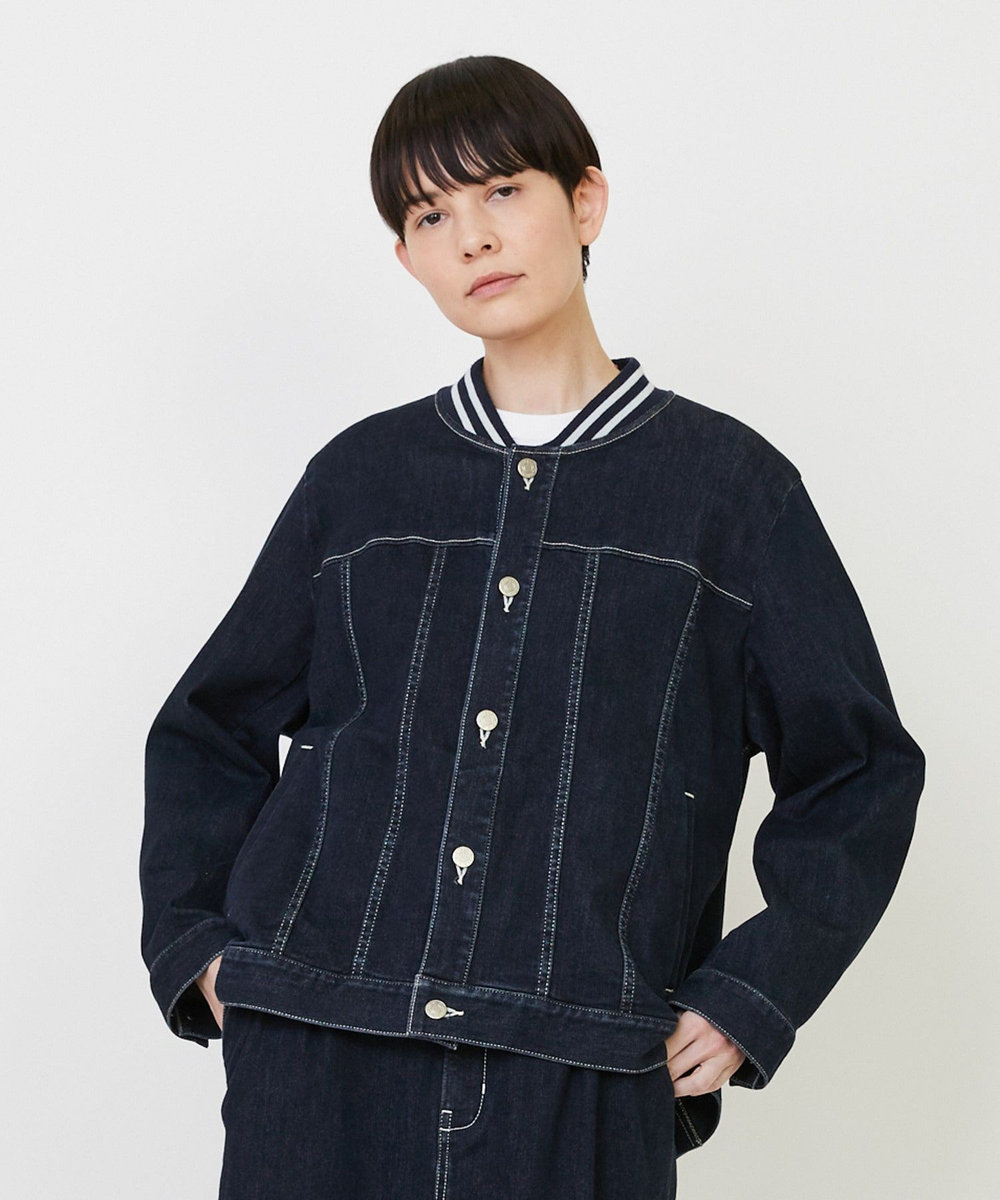 FRAPBOIS ムーブデニム ジャケット ネイビー