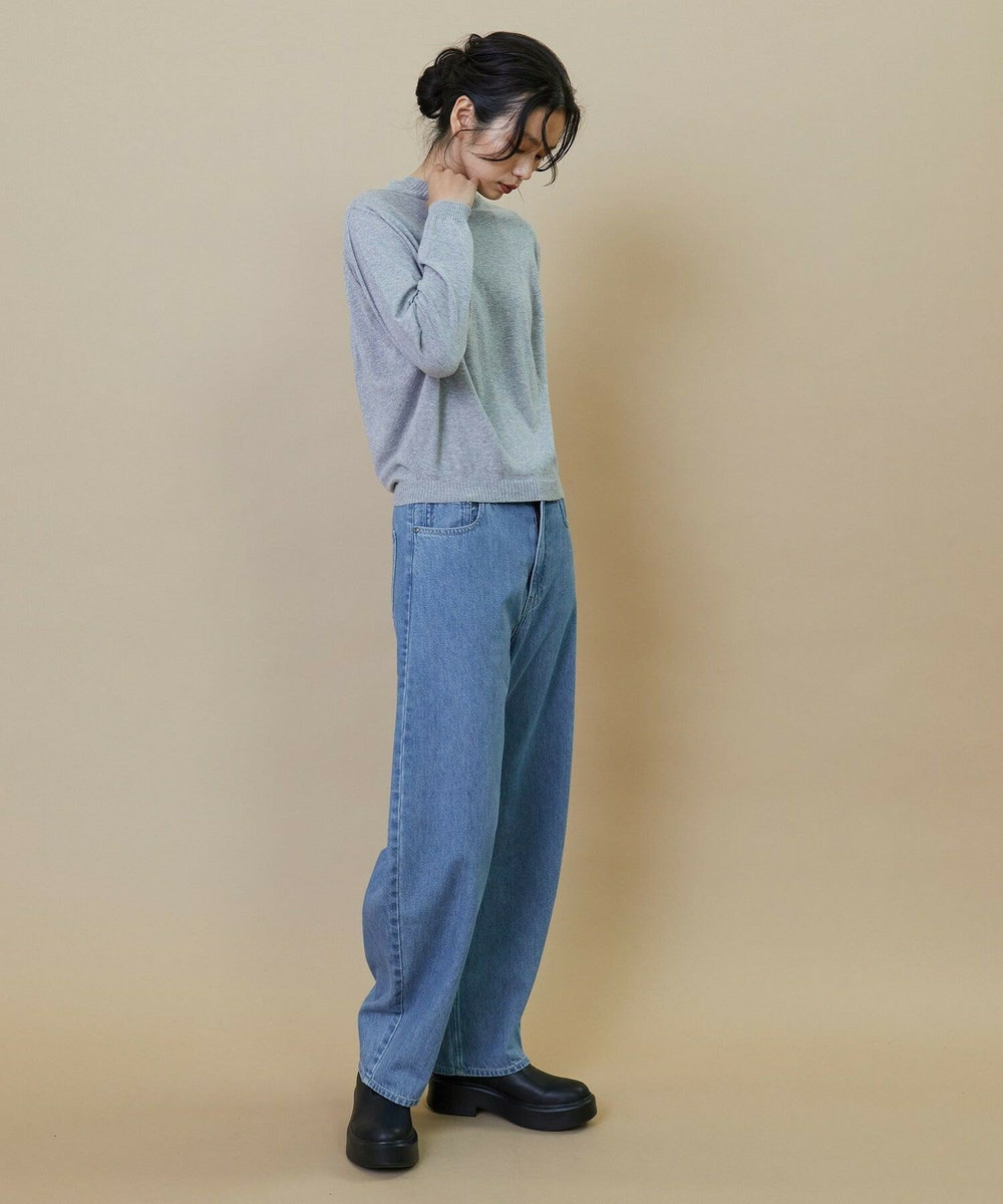 L'EQUIPE GREEN 10.2ozリサイクルデニムパンツ ライトブルー