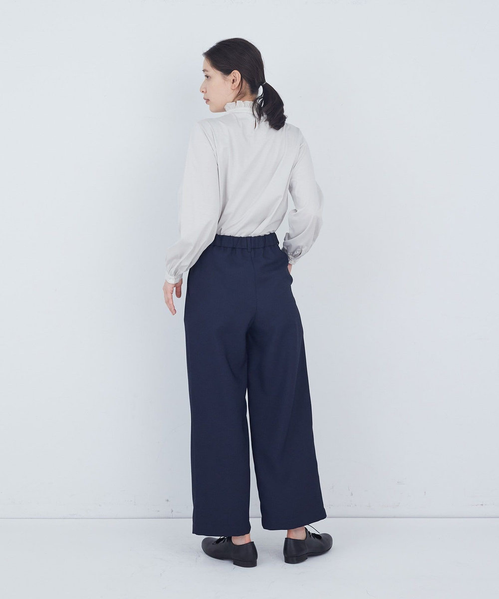ADIEU TRISTESSE タックストレートパンツ ネイビー