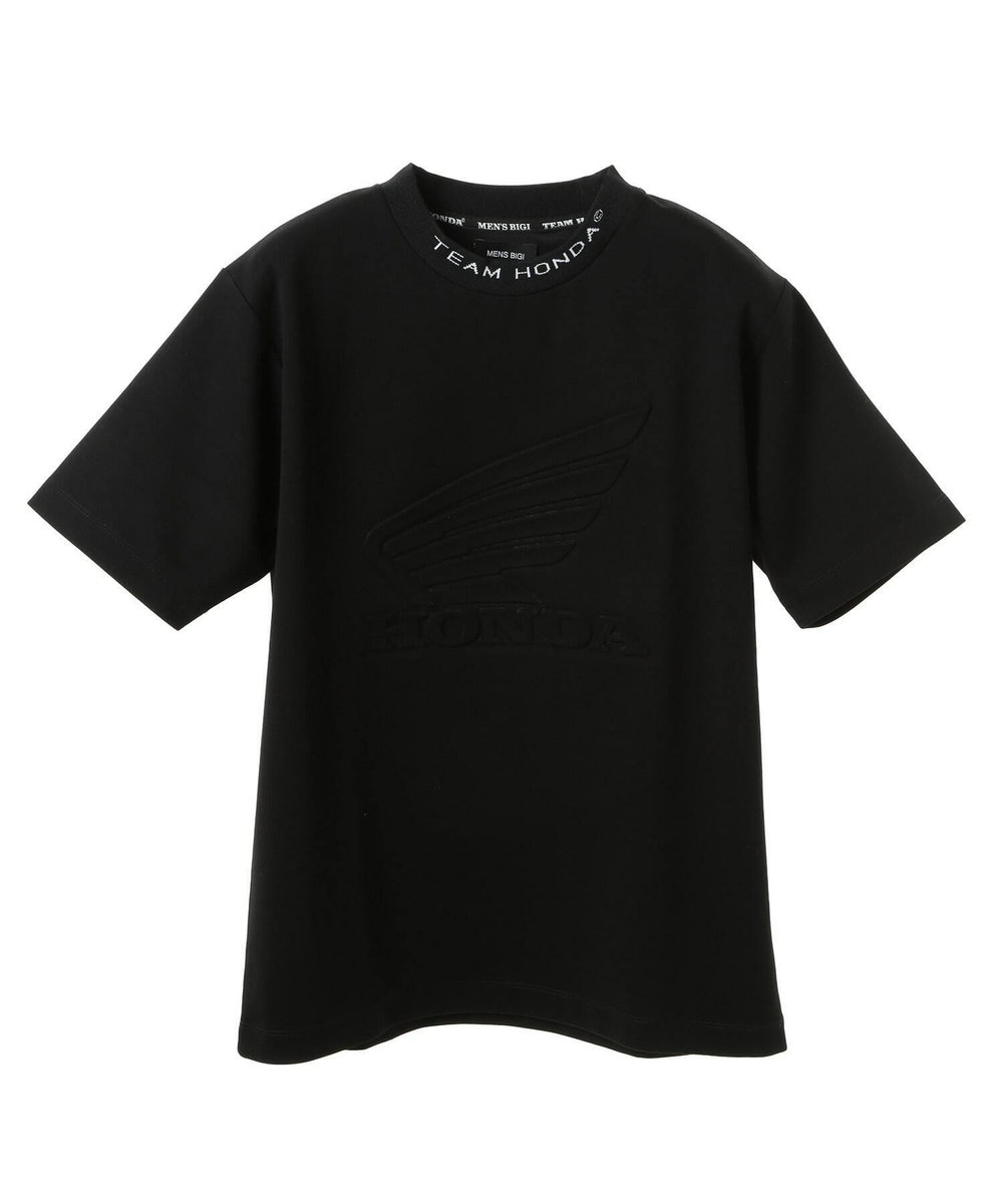 MEN'S BIGI 【HONDA / ホンダ】別注 バイクエンブレムTEE ブラック