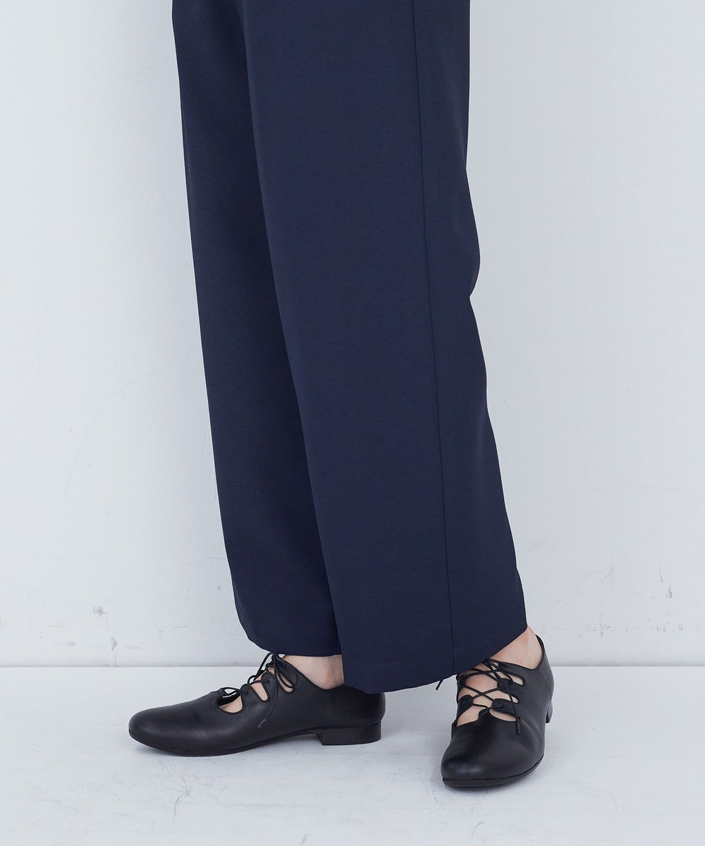 ADIEU TRISTESSE タックストレートパンツ ネイビー
