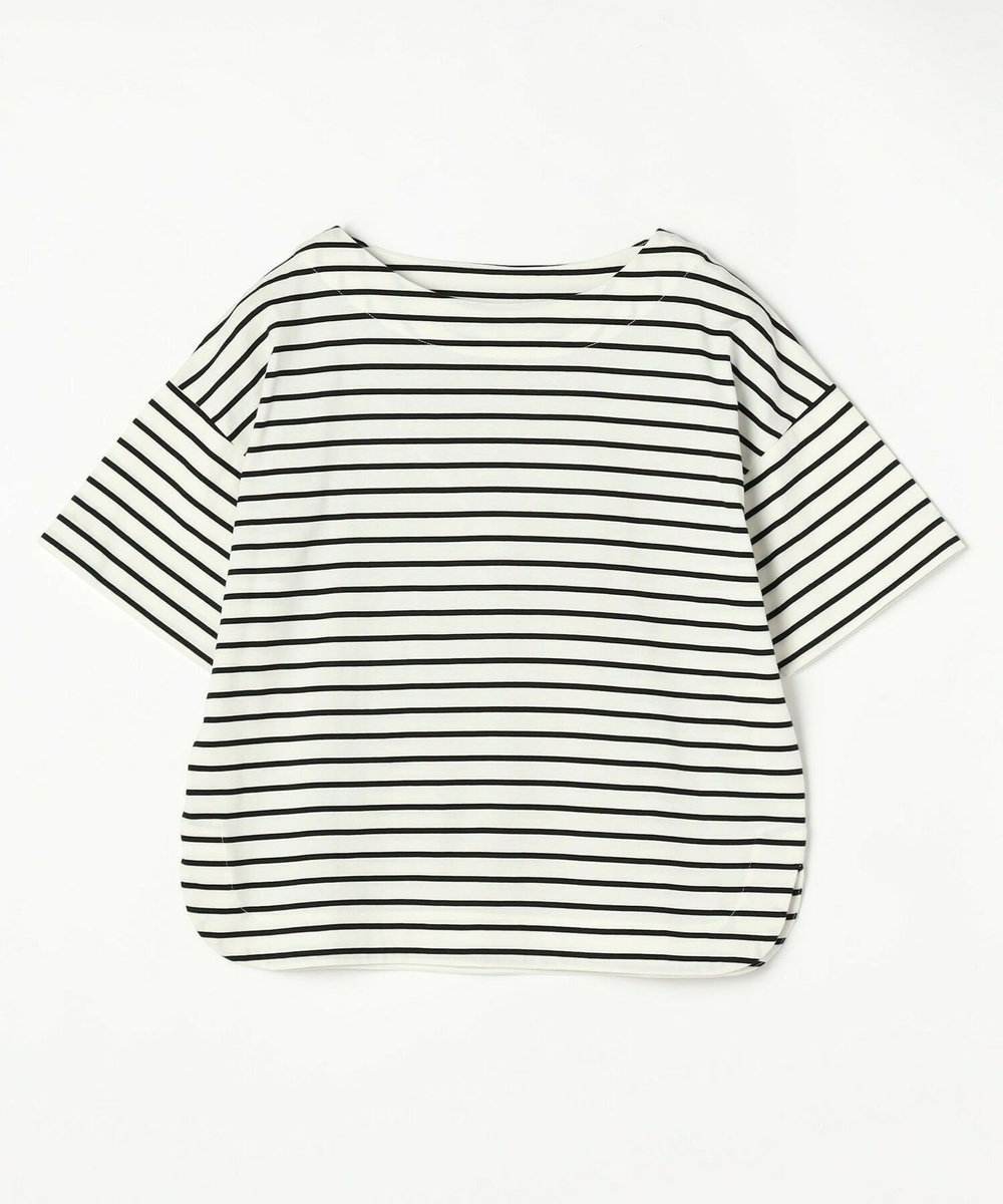 ADIEU TRISTESSE ドロップショルダーTシャツ ストライプ