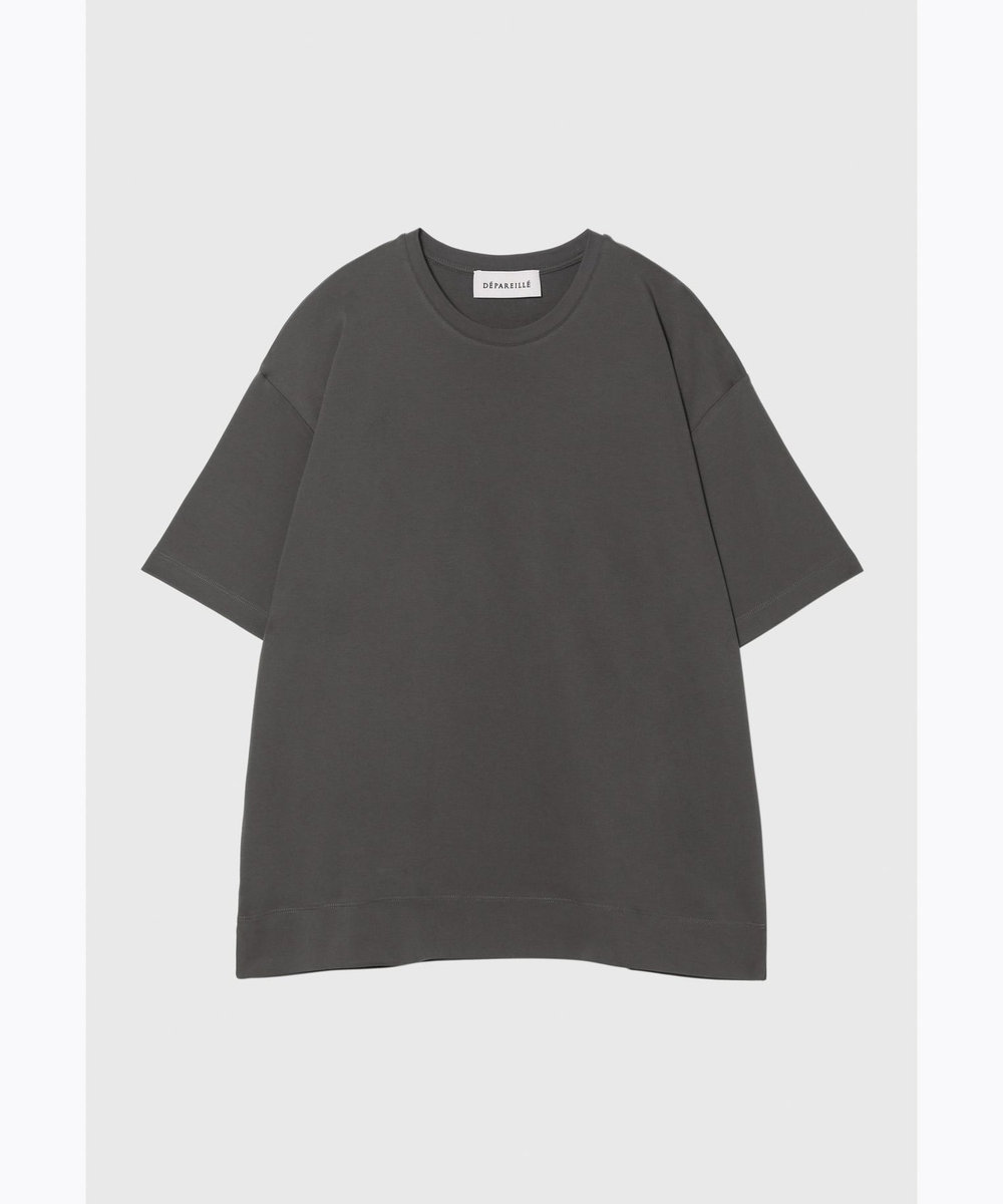 DÉPAREILLÉ LOTUS BIG SIZE T SHIRT / ロータスビッグサイズTシャツ チャコールグレー