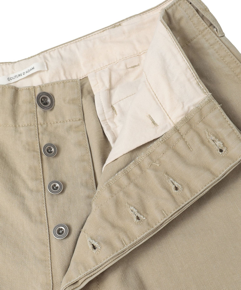 1er Arrondissement ＜COUTURE D'ADAM（クチュール ド アダム）＞“Old Chino"チノパンツ ベージュ