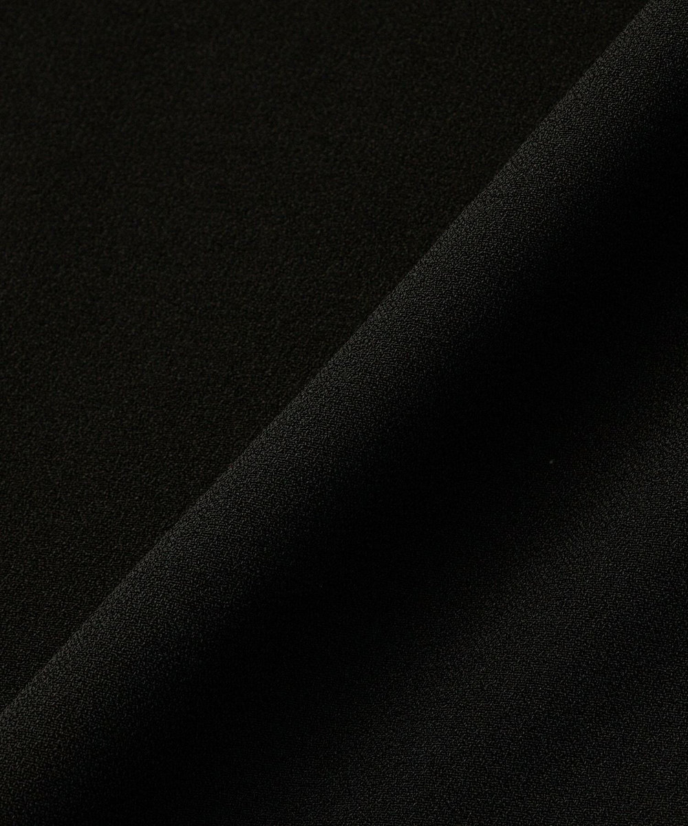 L'EQUIPE バックサテンワンピース ブラック