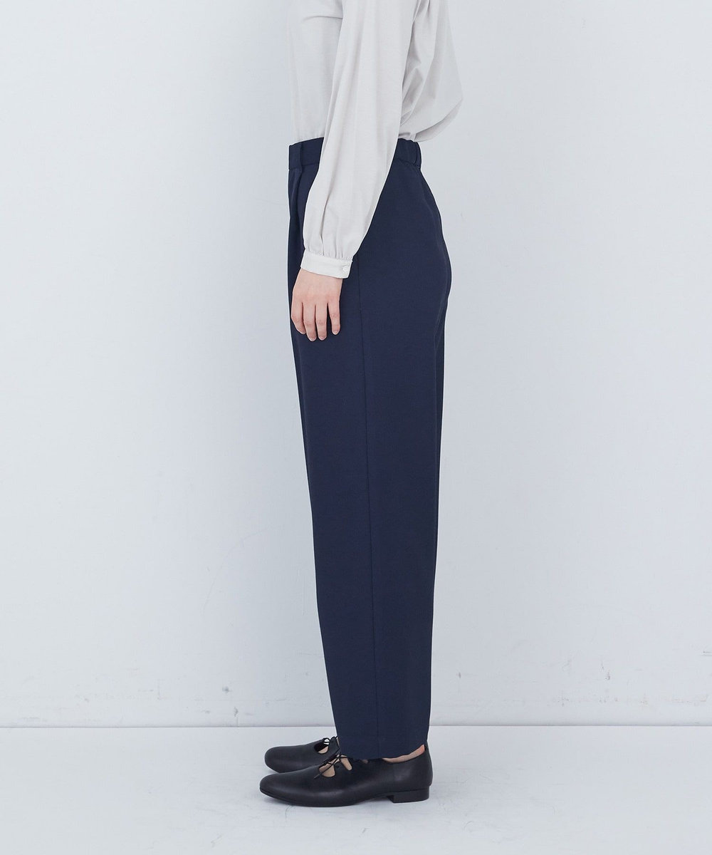 ADIEU TRISTESSE タックストレートパンツ ネイビー
