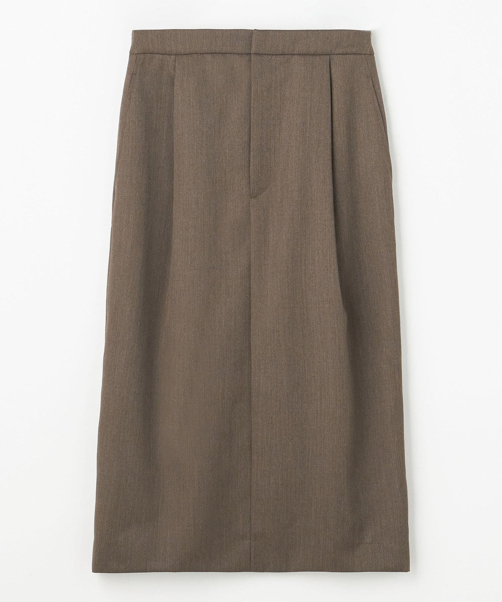 DÉPAREILLÉ WOOL GABARDINE CORSET SKIRT / ウールギャバジンコルセットスカート ブラウン