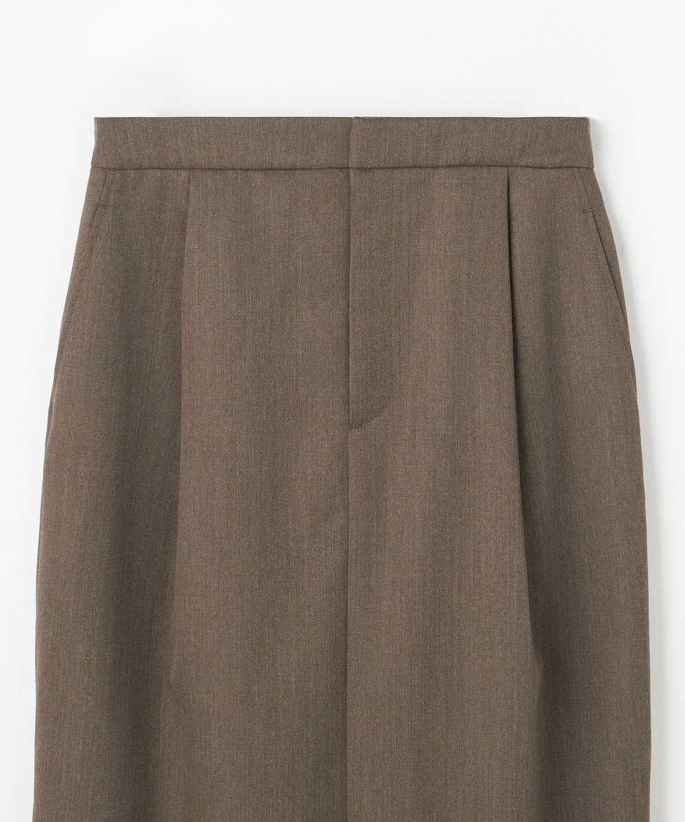 DÉPAREILLÉ WOOL GABARDINE CORSET SKIRT / ウールギャバジンコルセットスカート ブラウン