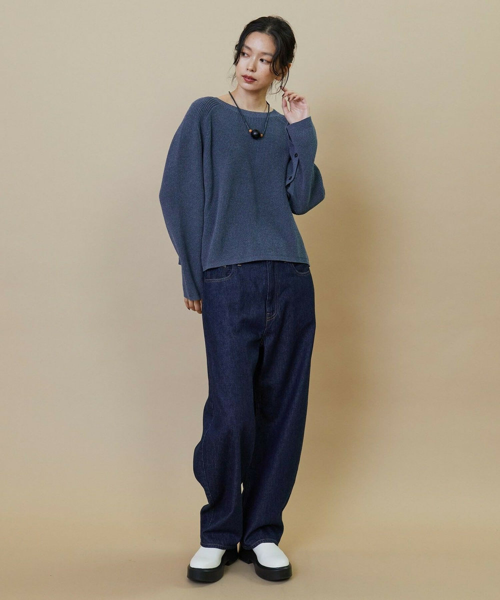 L'EQUIPE mabel アクリルボールネックレス ブラック