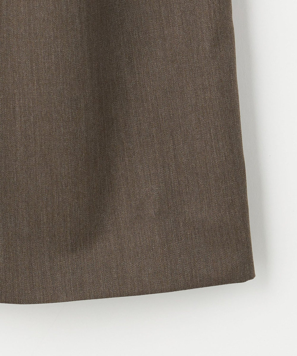 DÉPAREILLÉ WOOL GABARDINE CORSET SKIRT / ウールギャバジンコルセットスカート ブラウン
