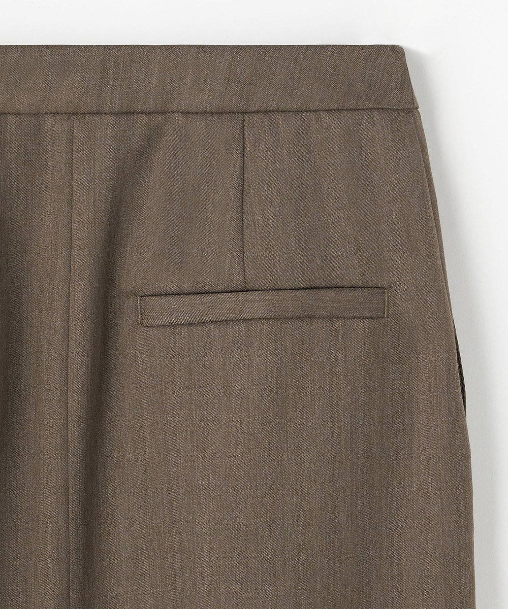 DÉPAREILLÉ WOOL GABARDINE CORSET SKIRT / ウールギャバジンコルセットスカート ブラウン
