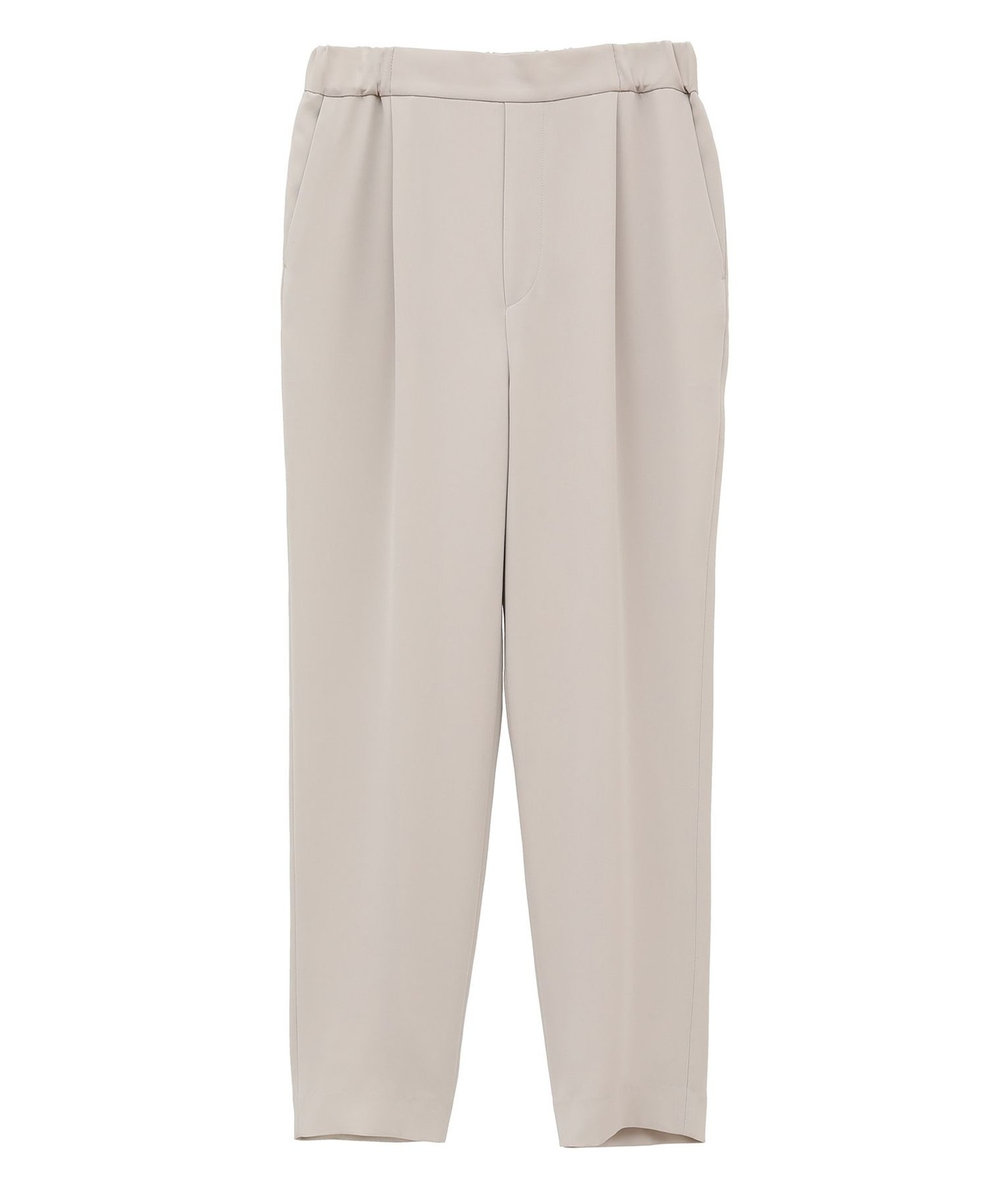 1er Arrondissement ダブルクロステーパードパンツ ベージュ