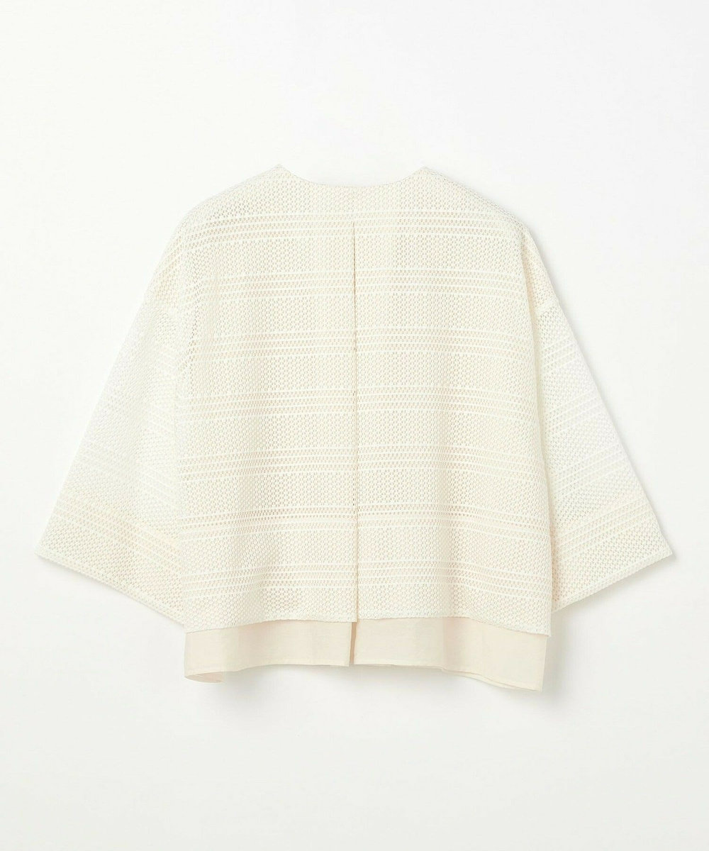 MOGA Collection MOGA Collection　ラッセルレースショートブルゾン ホワイト