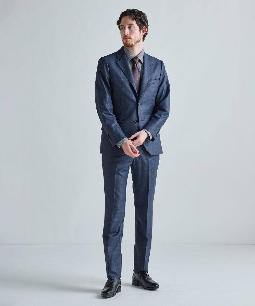 MEN'S BIGI 【TIE YOUR TIE /タイユアタイ】フローラル×シャドーストライプ柄ネクタイ ボルドー
