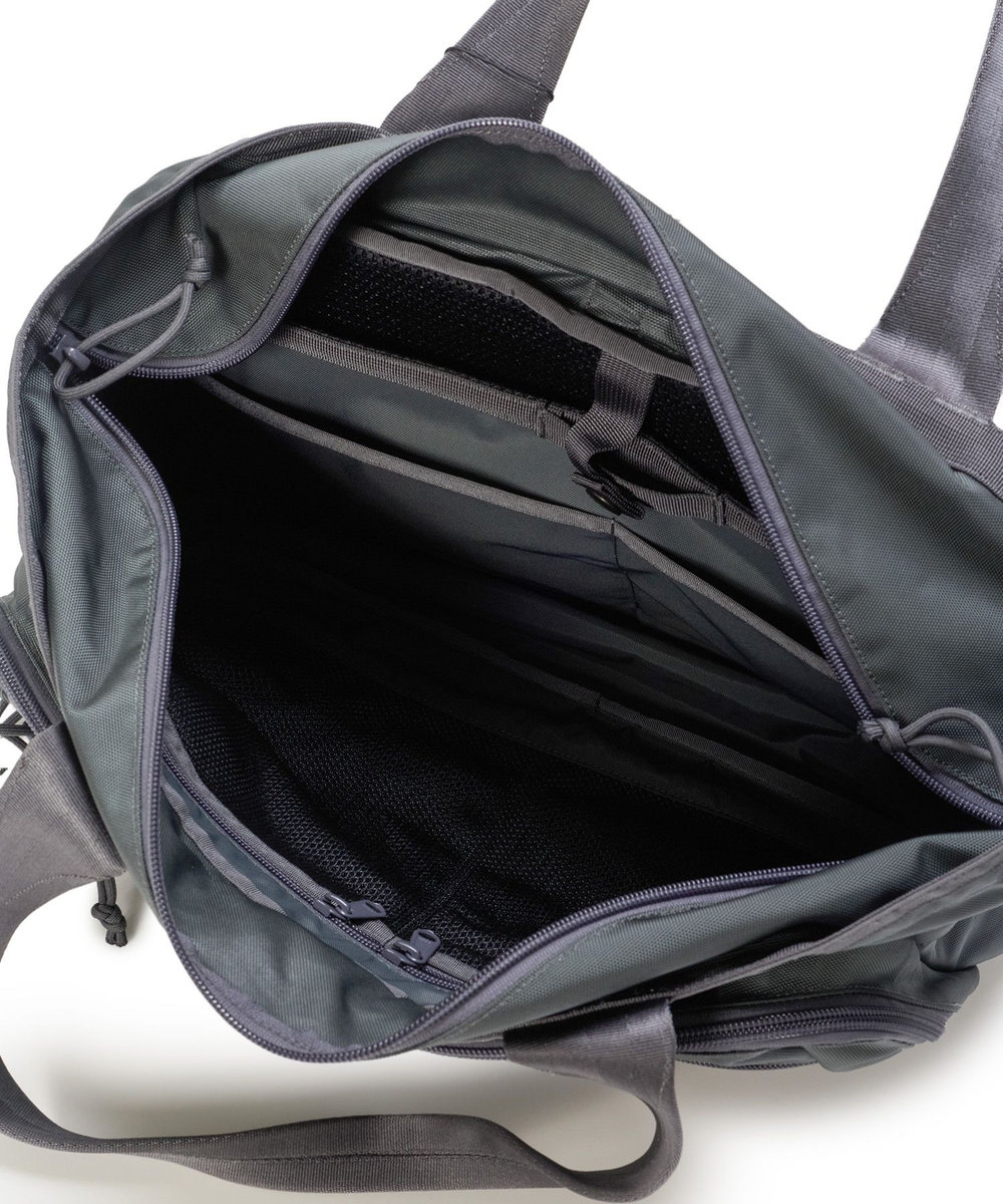 MEN'S BIGI 【BRIEFING/ブリーフィング】BS BOX TOTE AG トートバッグ グレー
