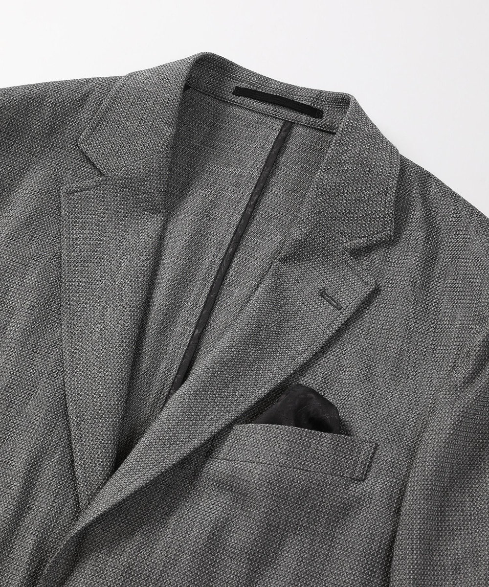 MEN'S BIGI 【ACTIVE TAILOR】ドビーストレッチテーラードジャケット グレー