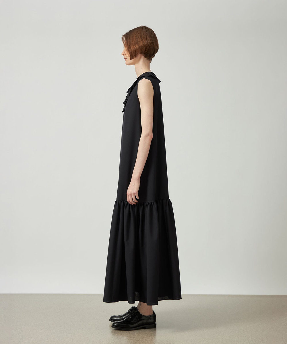 DÉPAREILLÉ TROPICAL WOOL DRESS / トロピカルウールドレス ネイビー