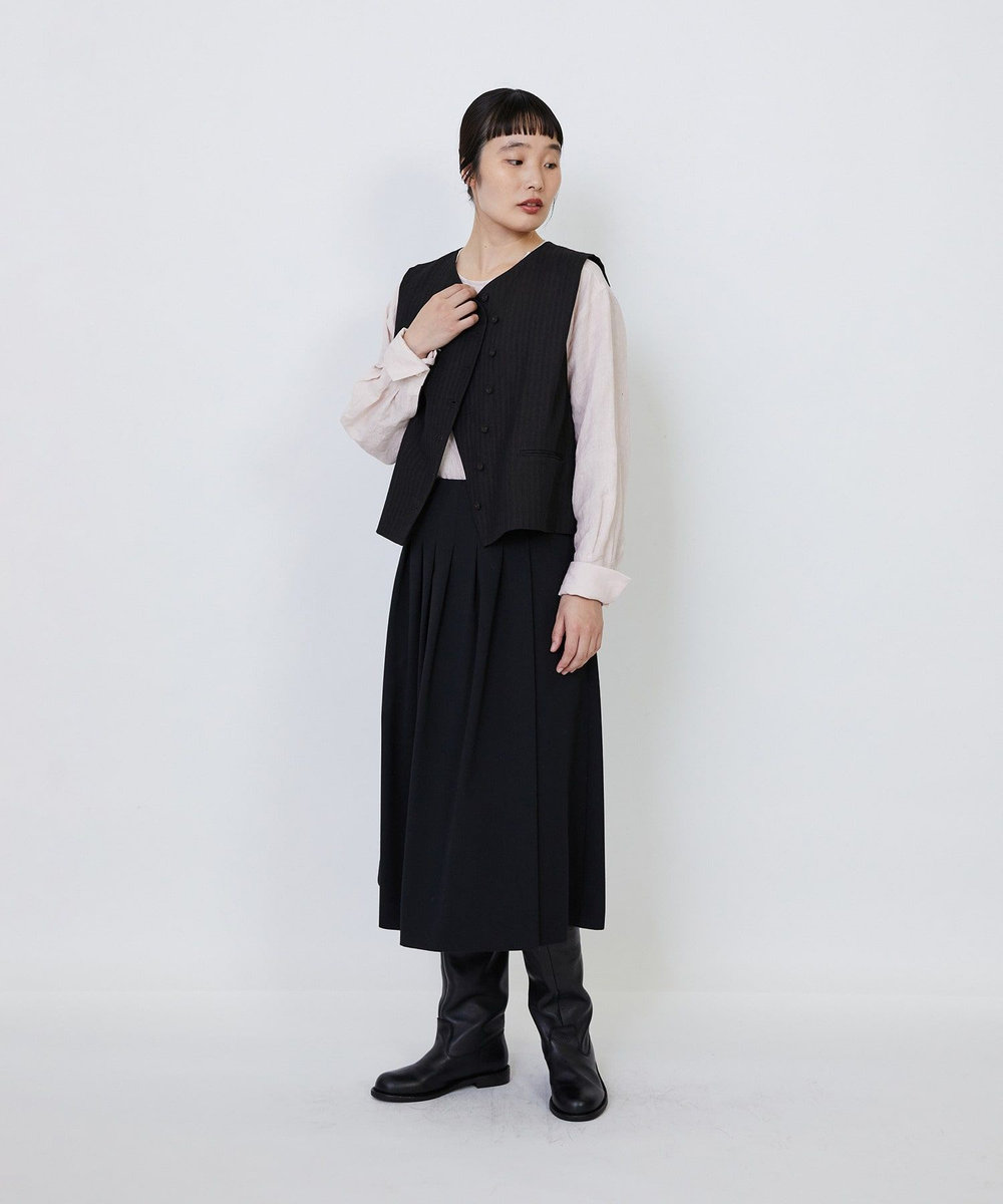 LOISIR エンジニア風ロングブーツ ブラック