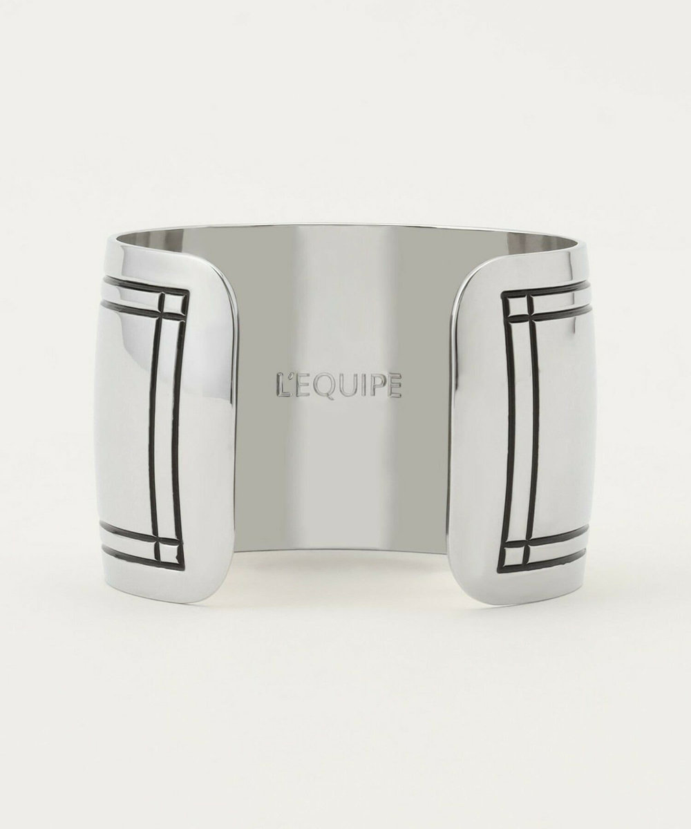 L'EQUIPE ラインバングル40mm シルバー