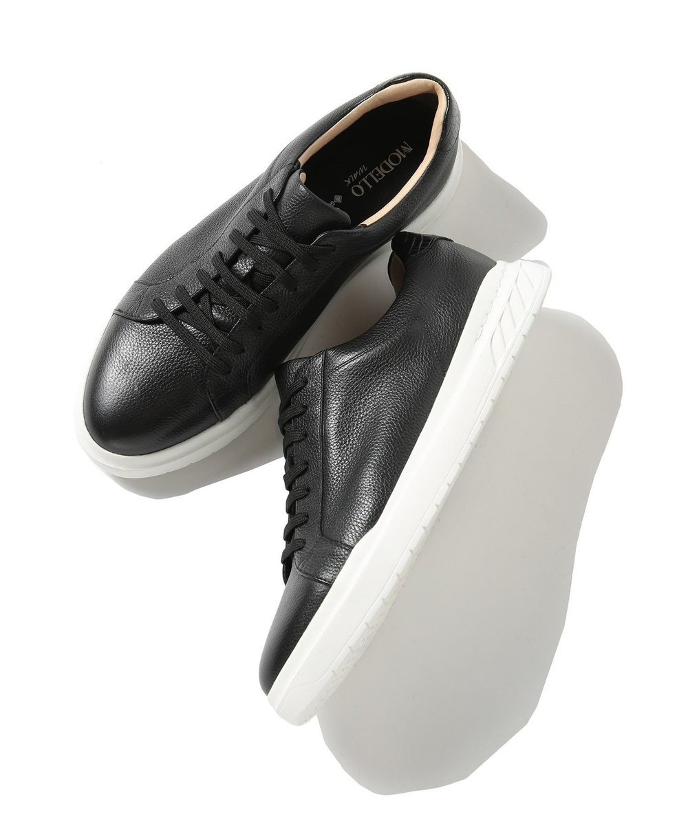 MEN'S BIGI 【MODELLO/モデロ】GORETEX別注レザースニーカー ブラック