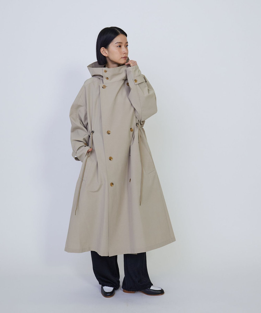 1er Arrondissement ＜VACHEMENT×1er Arrondissement＞シェルタフタトレンチコート ベージュ