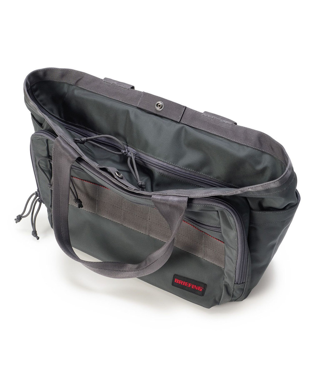 MEN'S BIGI 【BRIEFING/ブリーフィング】BS BOX TOTE AG トートバッグ グレー