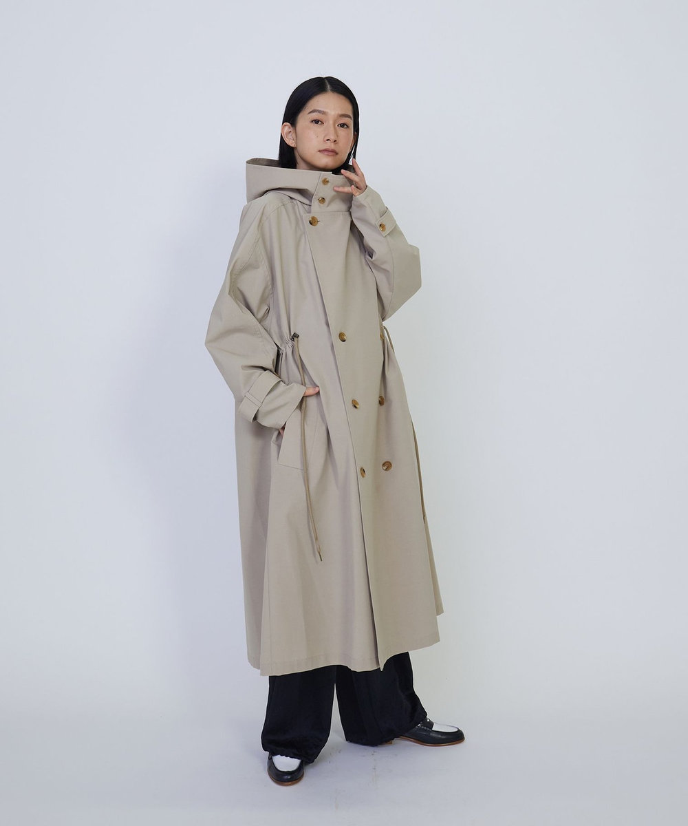 1er Arrondissement ＜VACHEMENT×1er Arrondissement＞シェルタフタトレンチコート ベージュ